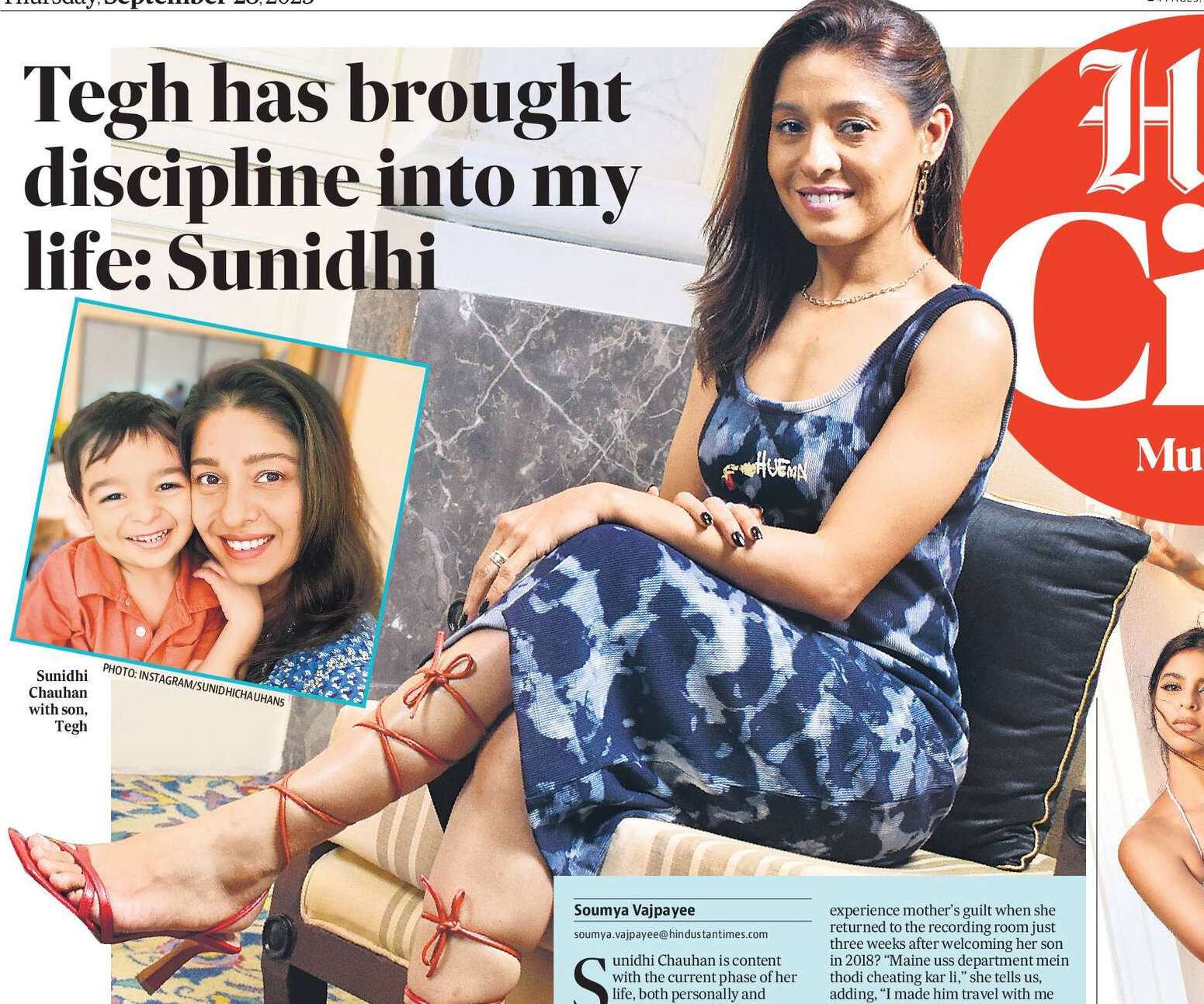 Tegh has brought discipline into my life: Sunidhi 