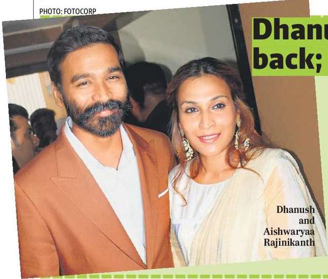 Dhanush-Aishwaryaa are not getting back; no chance of reconciliation  
