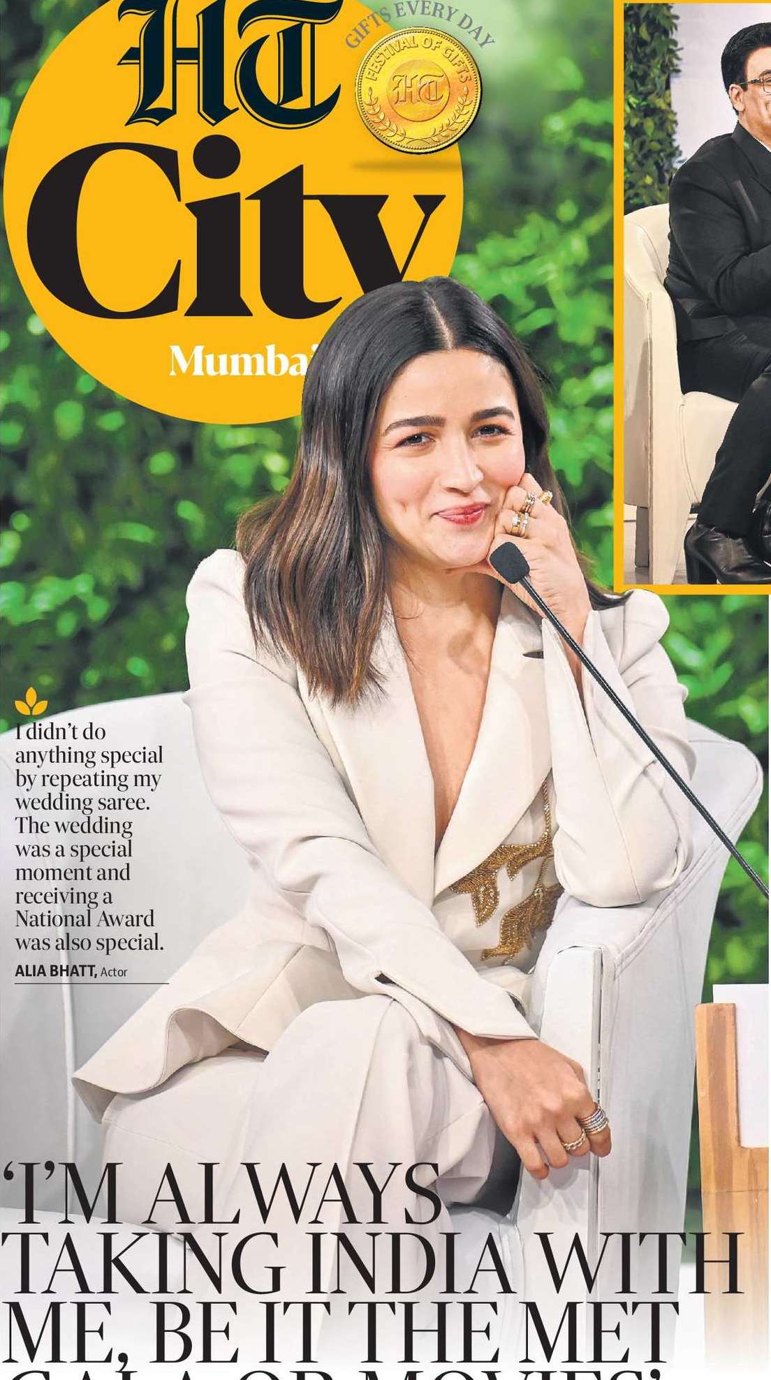 ‘I’M ALWAYS
TAKING INDIA WITH
ME, BE IT THE MET
GALA OR MOVIES’