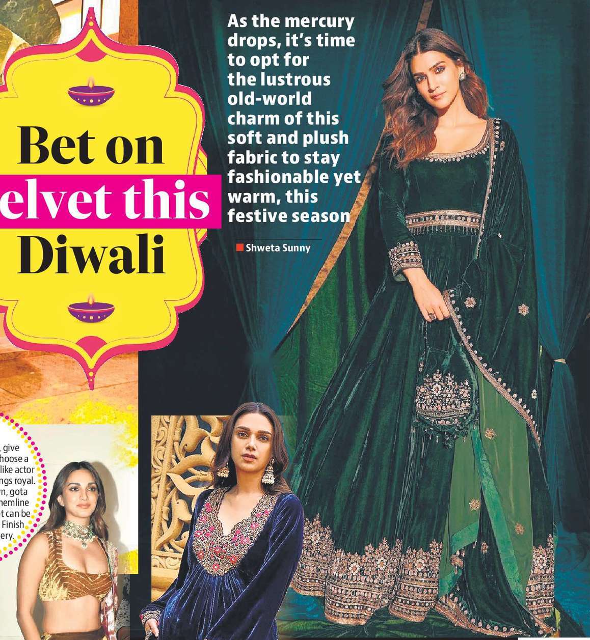 Bet on velvet this Diwali 