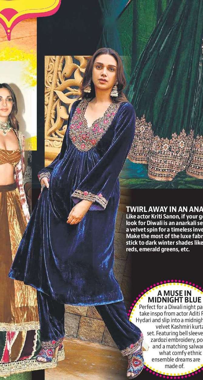 Bet on velvet this Diwali 