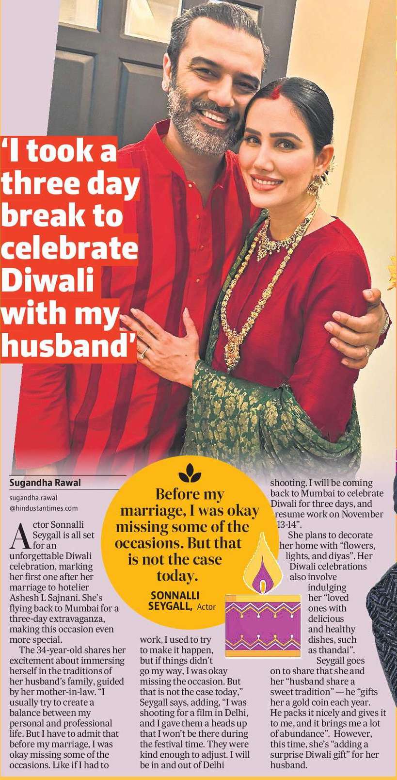 Sparking New Traditions: Lights, Love, and Ladoos