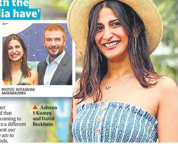 ‘Beckham was impressed with the confidence young girls in India have’