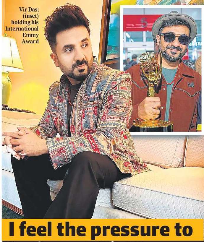 I feel the pressure to be funny: Vir Das I feel the pressure to be funny: Vir Das