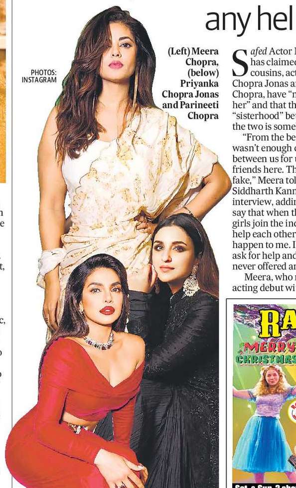 Priyanka, Parineeti never offered any help: Meera Chopra