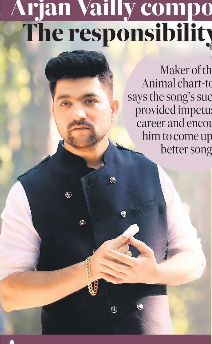 Arjan Vailly composer Manan: The responsibility has grown Arjan Vailly composer Manan: The responsibility has grown