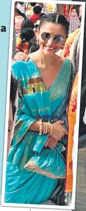 Alia’s saree-torial ode to Ramayana Alia’s saree-torial ode to Ramayana