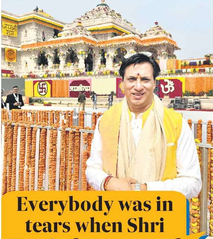 Everybody was in tears when Shri Ram’s door opened