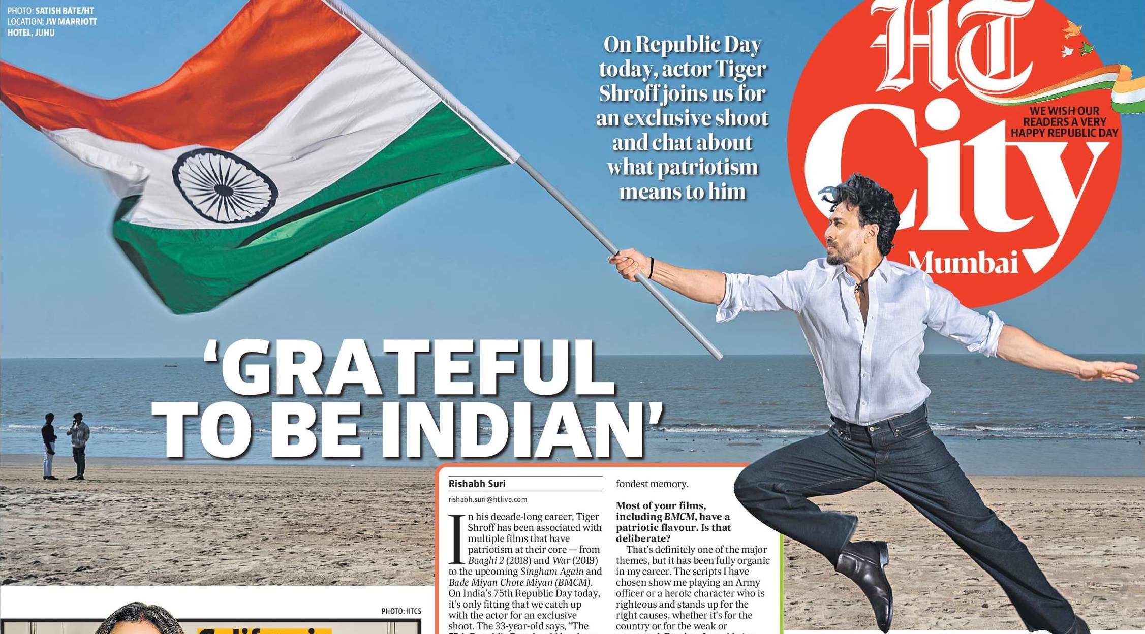 ‘GRATEFUL
TO BE INDIAN’