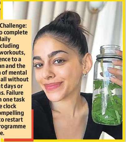 My body feels clean, mind refreshed: Alaya F on #75HardChallenge