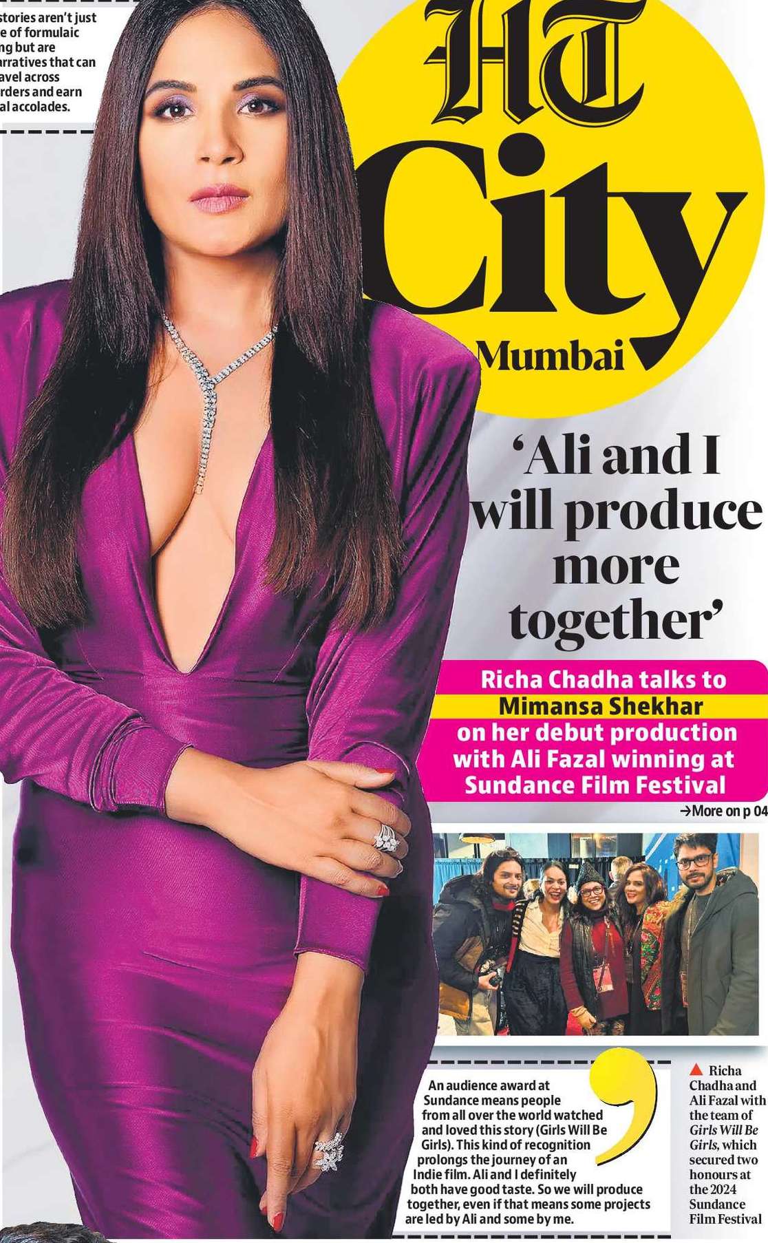 ‘Ali and I will produce more together’