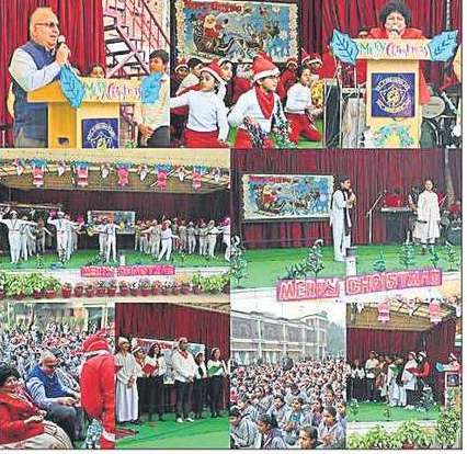 聖天使のロヒニは、活気に満ちたお祝いでクリスマスの楽しい精神を受け入れます