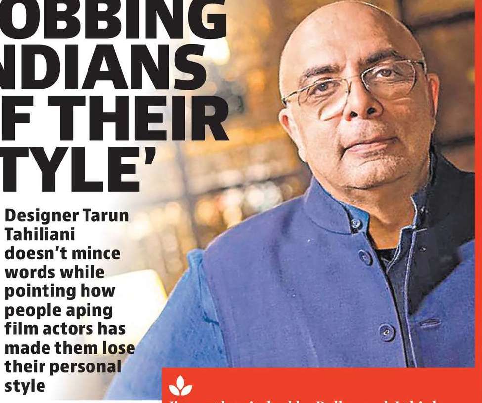 ‘BOLLYWOOD IS
ROBBING
INDIANS
OF THEIR
STYLE’