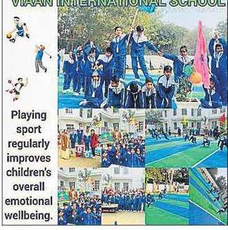プリート・ビハールのBブロック、ヴィアン・インターナショナル・スクールが毎年恒例のスポーツデーを熱狂的に祝う