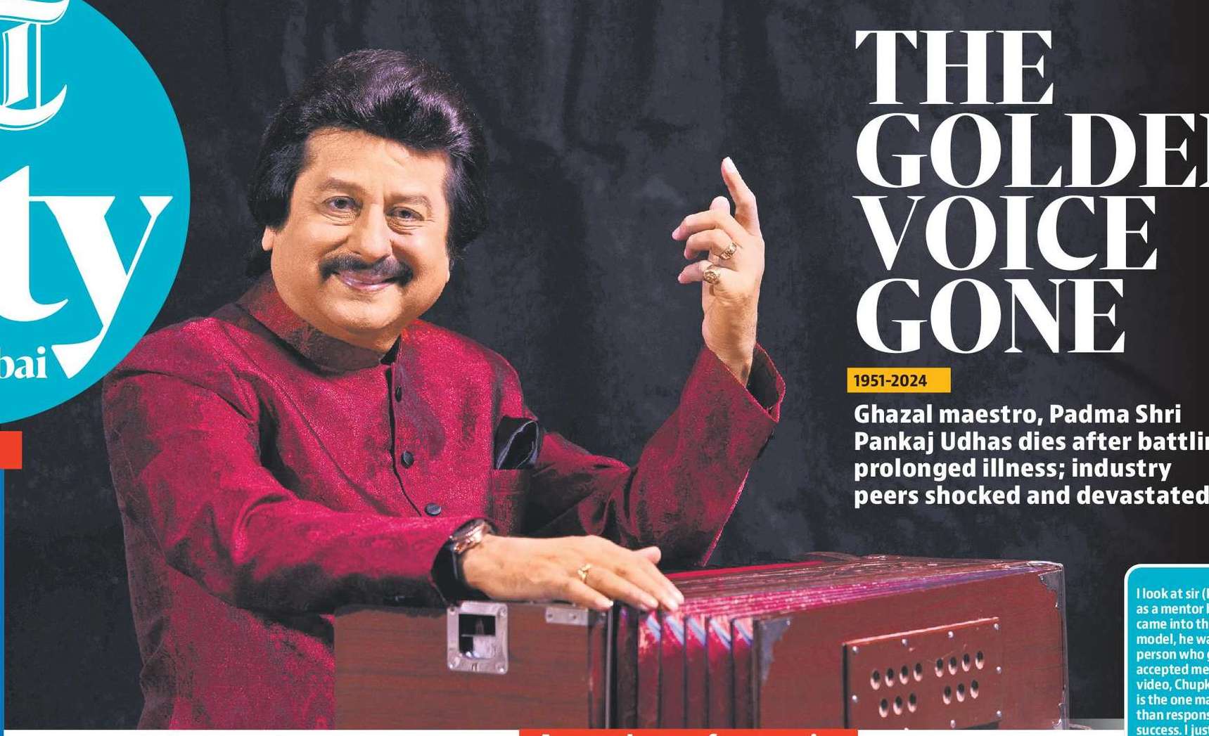 THE
GOLDEN
VOICE
GONE THE
GOLDEN
VOICE
GONE