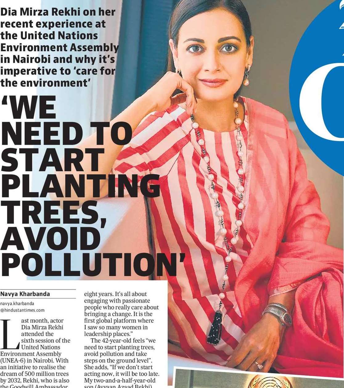 ‘WE
NEED TO
START
PLANTING
TREES,
AVOID
POLLUTION’ ‘WE
NEED TO
START
PLANTING
TREES,
AVOID
POLLUTION’