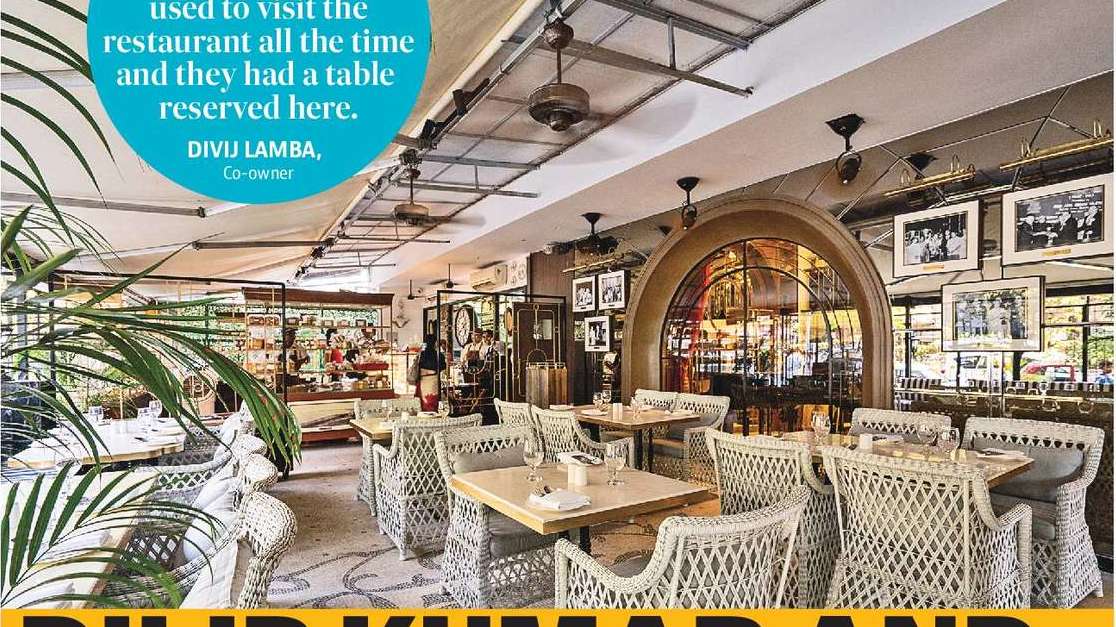 DILIP KUMAR AND
THE BEATLES’ FAVE
GAYLORD IS BACK!