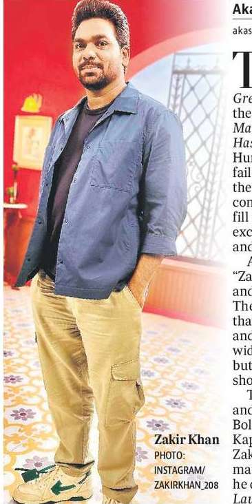 Kapil out, Zakir in, with a show on shayari and comedy 