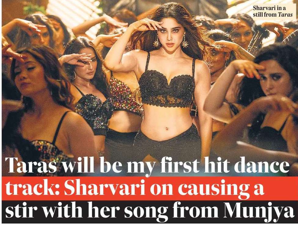 Taras will be my first hit dance track: Sharvari on causing a stir with her song from Munjya 