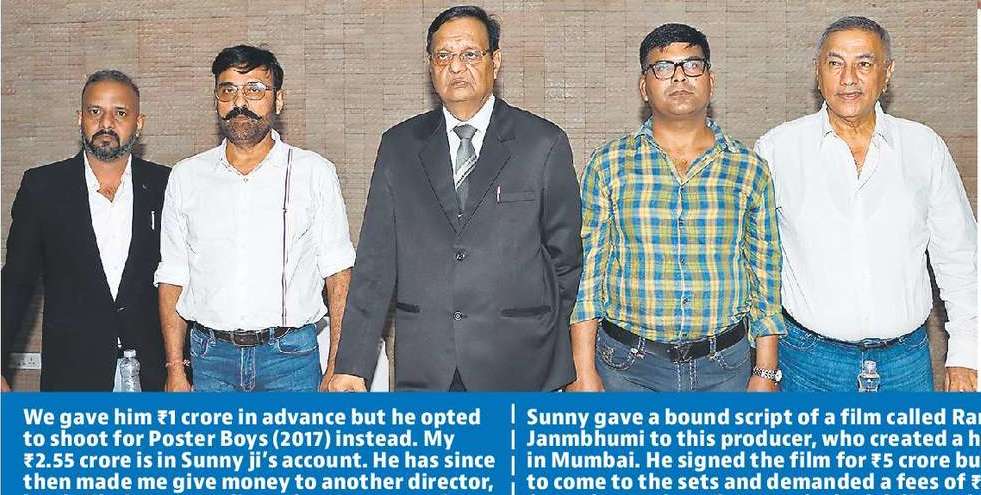 CHEATING,
FORGERY, LIES?
SUNNY DEOL
IN THE EYE
OF A STORM CHEATING,
FORGERY, LIES?
SUNNY DEOL
IN THE EYE
OF A STORM