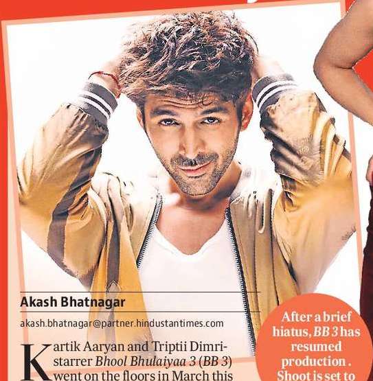 Kartik-Triptii will head to MP to shoot Bhool Bhulaiyaa 3