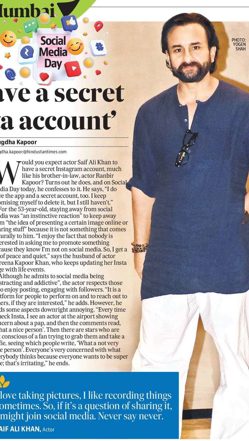 ‘I have a secret Insta account’