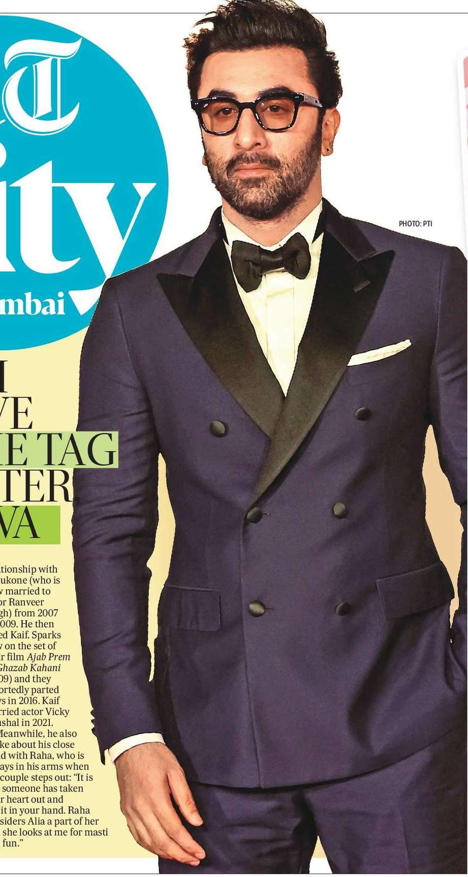 RANBIR: I
STILL LIVE
WITH THE TAG
OF CHEATER,
CASANOVA