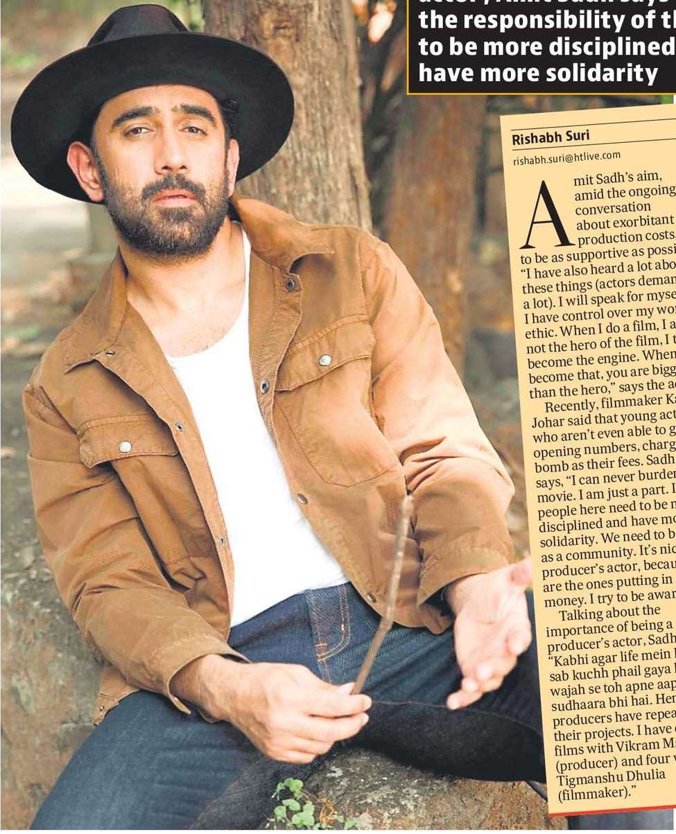 AMIT SADH ON
ENTOURAGE COST
DEBATE: I CAN
NEVER BURDEN
MY MOVIE