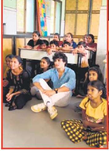WE ATE, DANCED
TOGETHER:
ABHAY VISITS
UNDERPRIVILEGED
KIDS