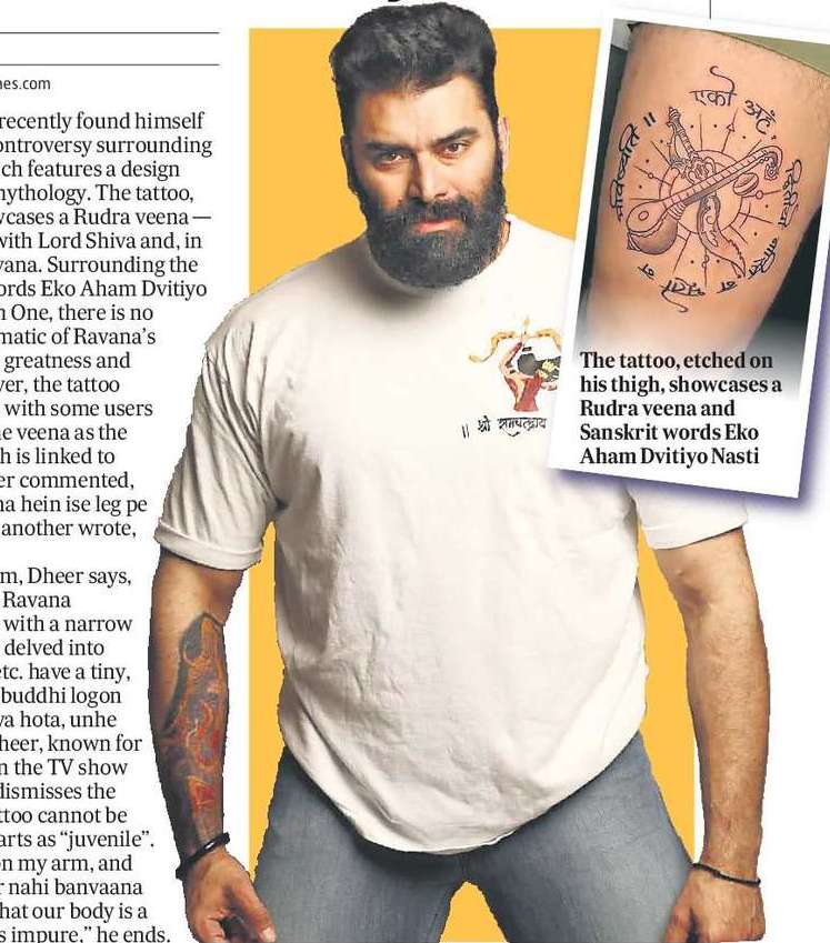 Nikitin’s reply to Ravana tattoo row: Mandbuddhi logon ne kuch read hi nahin kiya hota