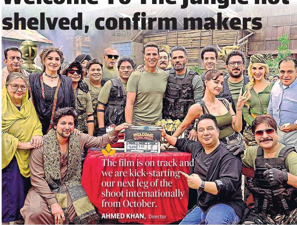 Not in your wildest dream! Welcome To The Jungle not shelved, confirm makers 
