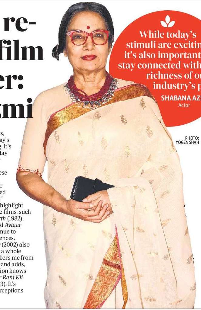 Don’t think re-releasing a film is the answer: Shabana Azmi