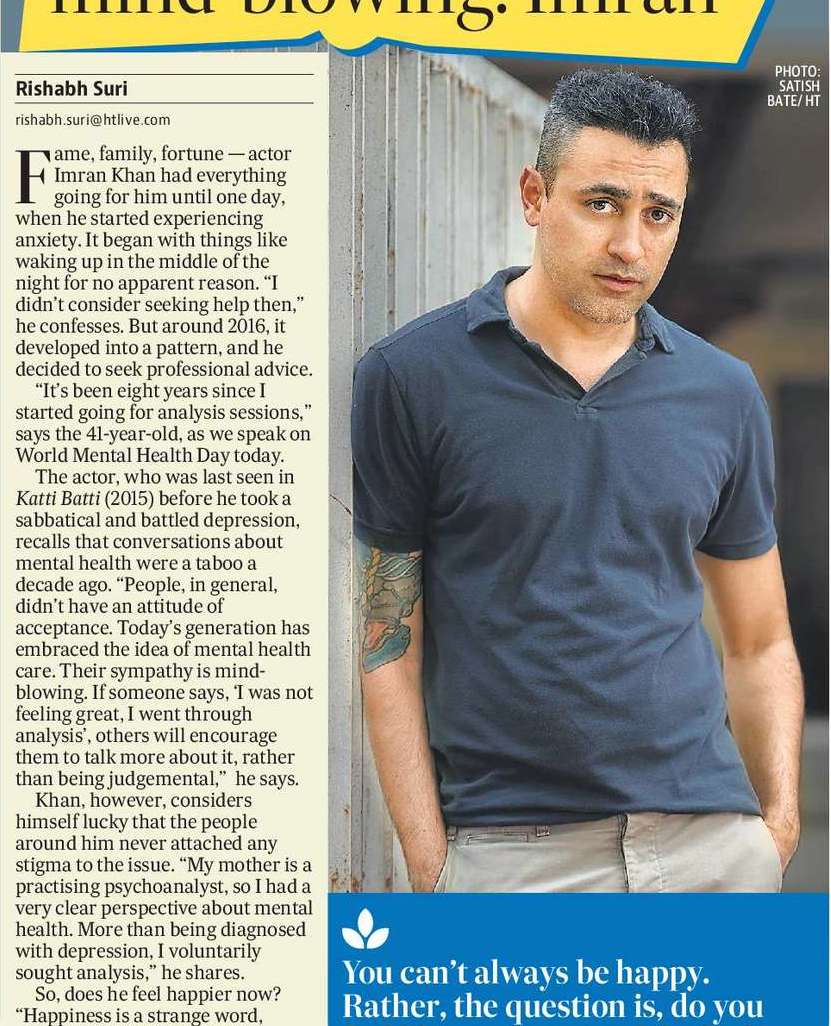 Younger generation’s sympathy towards mental health issues is mind-blowing: Imran