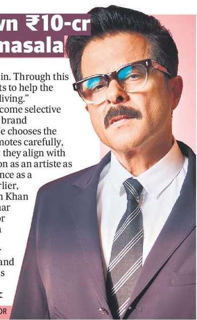 Anil Kapoor turns down ₹10-cr deal to endorse paan masala 
