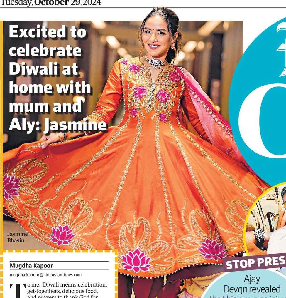 Excited to celebrate Diwali at home with mum and  Aly: Jasmine 