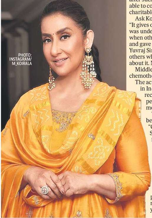 Manisha Koirala: Cancer is no longer  a death sentence