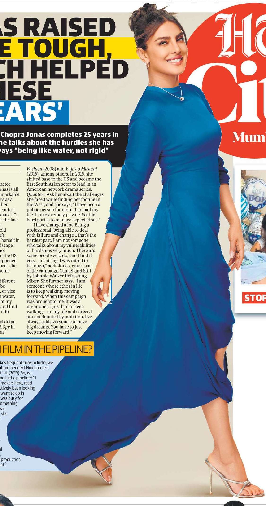 ‘I WAS RAISED
TO BE TOUGH,
WHICH HELPED
IN THESE
25 YEARS’