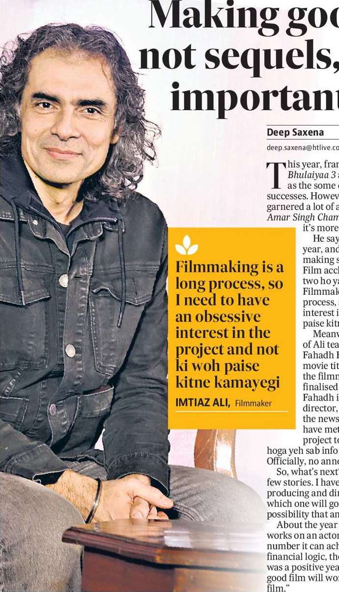 Making good films, not sequels, is more important: Imtiaz