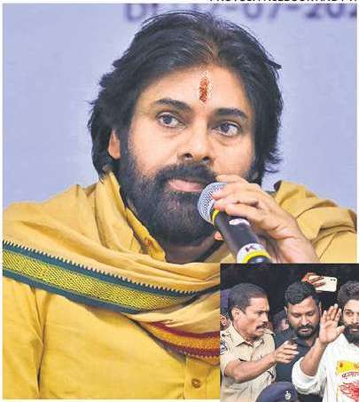 Pawan Kalyan says it’s ‘not fair’ to solely blame Allu Arjun for stampede case