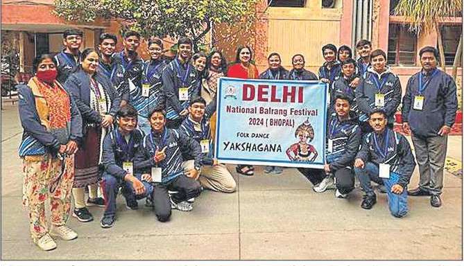 グリーンウェイ・モダン・スクール、ディルシャド・ガーデンがボパールで開催された2024年全国バルランフェスティバルで輝きを放つ