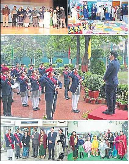 シャリマールバグのジャスパル・カウル公立学校が盛大に年次記念日を祝う
