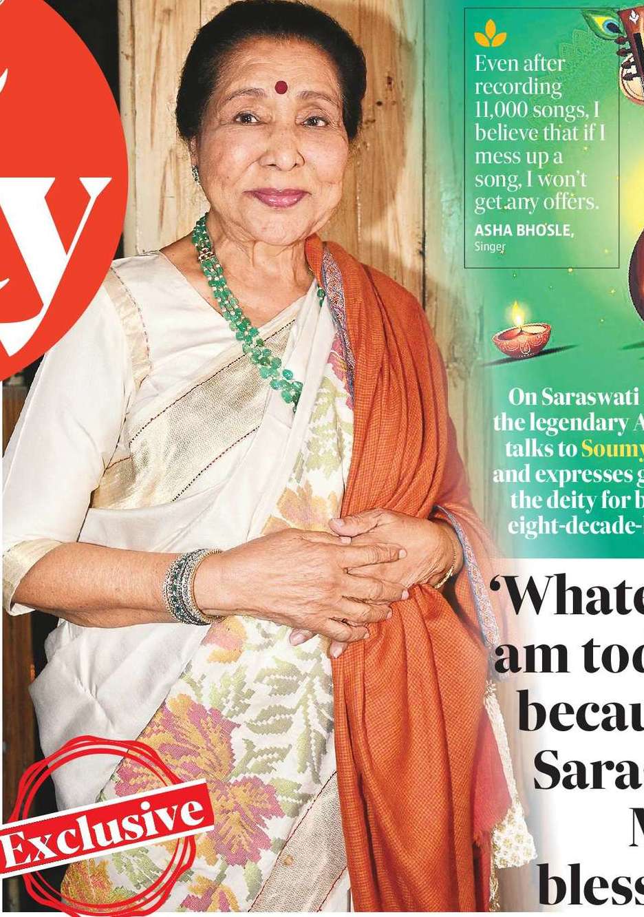 ‘Whatever I am today is because of Saraswati Maa’s blessings’ ‘Whatever I am today is because of Saraswati Maa’s blessings’