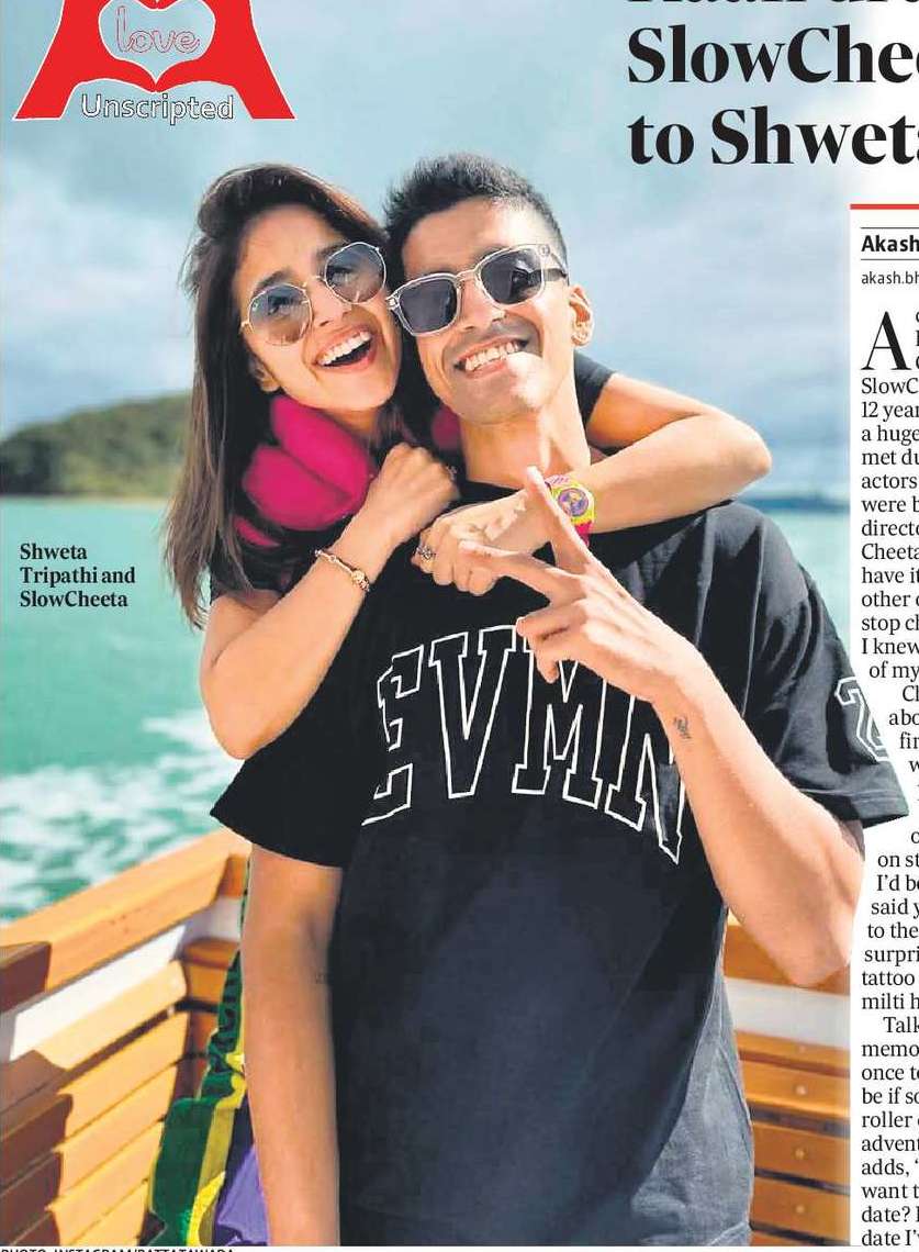 Kaafi drama! When
SlowCheeta proposed
to Shweta on stage