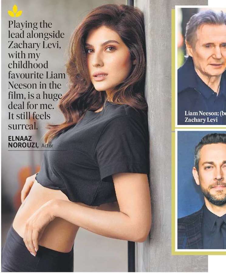 Elnaaz bags first H’wood lead opposite Zachary Levi, Liam Neeson