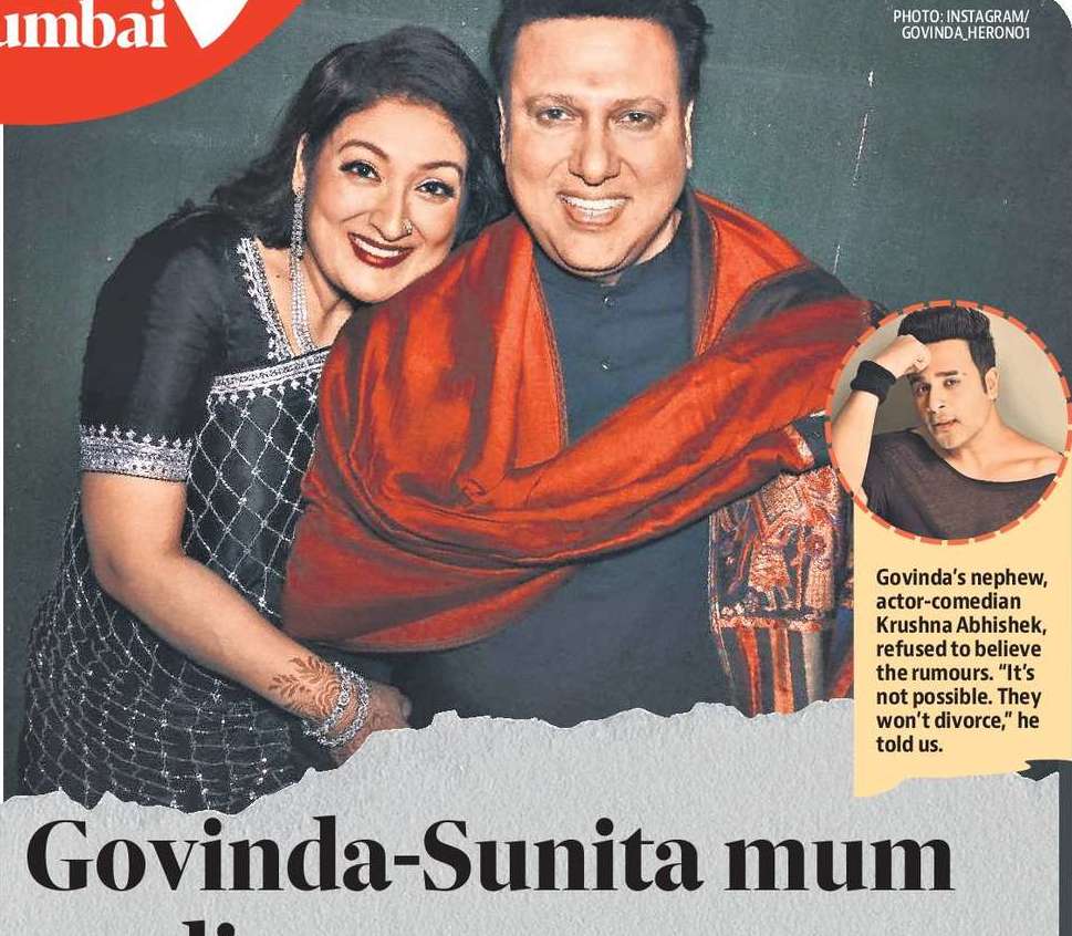 Govinda-Sunita mum on divorce rumours