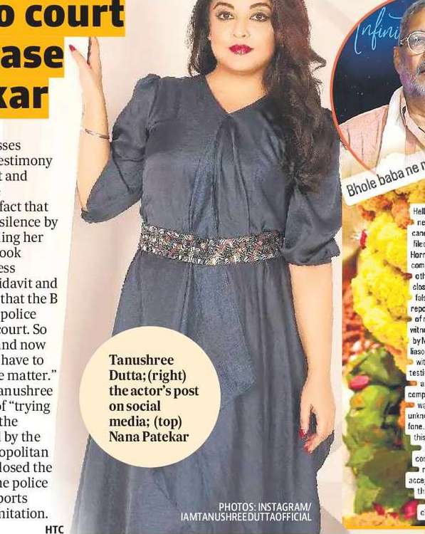 Tanushree reacts to court rejecting #MeToo case against Nana Patekar