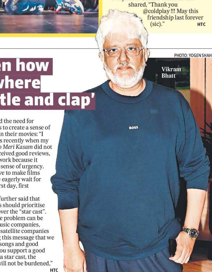 ‘We’ve forgotten how to make films where audiences whistle and clap’ ‘We’ve forgotten how to make films where audiences whistle and clap’