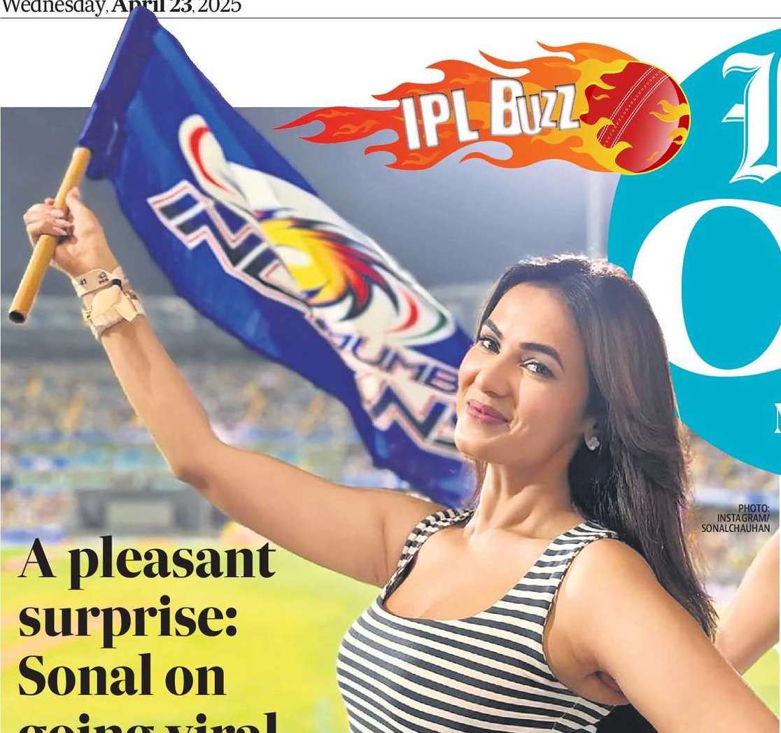 A pleasant surprise: Sonal on going viral after MI matches A pleasant surprise: Sonal on going viral after MI matches