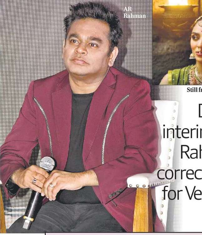 Delhi HC interim order: Rahman to correct credits for Veera Raja Veera