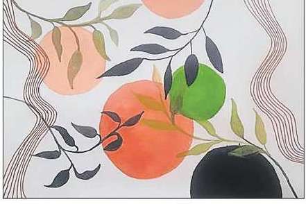 鮮やかな芸術作品と心を奪われる詩